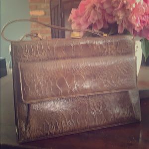 Vintage Brown leather handbag